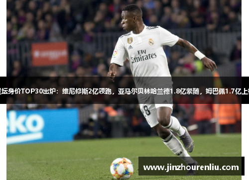 足坛身价TOP30出炉：维尼修斯2亿领跑，亚马尔贝林哈兰德1.8亿紧随，姆巴佩1.7亿上榜